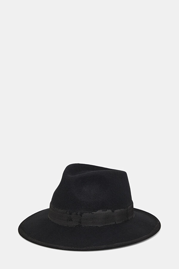 Black Wool Hat