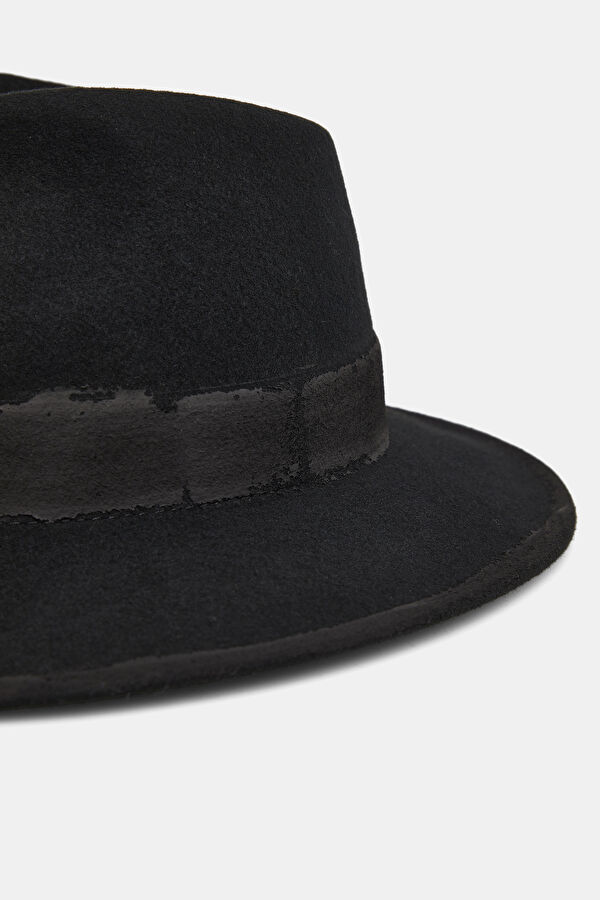 Black Wool Hat 3