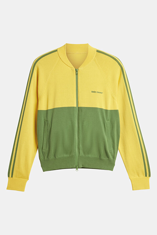 Haki Dik Yaka Erkek Sweatshirt