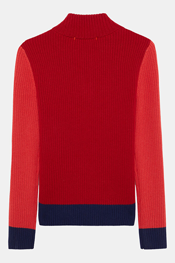 Red Wool Women's Sweater 2