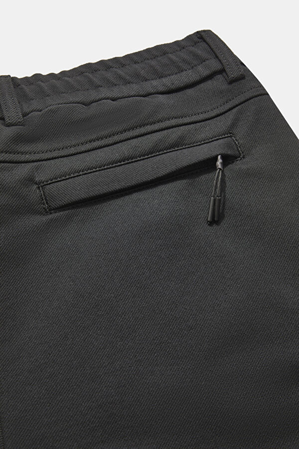 Black Straight Leg Men's Trousers 6