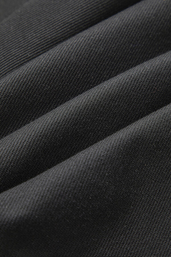 Black Straight Leg Men's Trousers 7