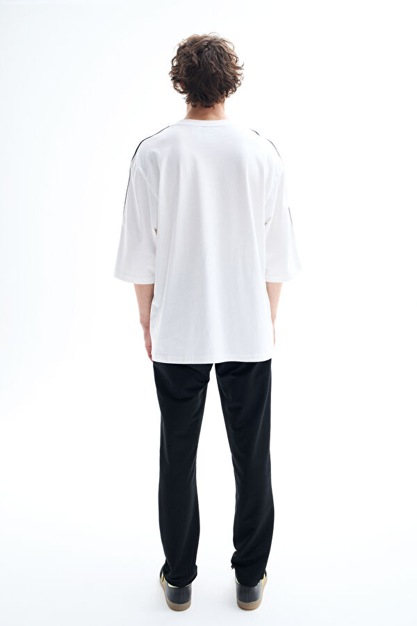 Black Straight Leg Men's Trousers 2