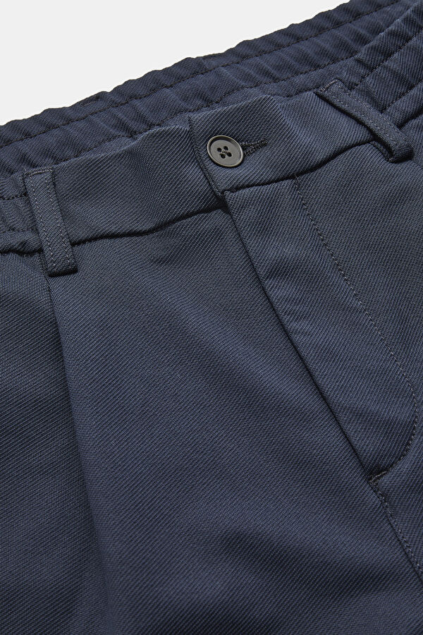 Navy Tapered Fit Men's Pants 3