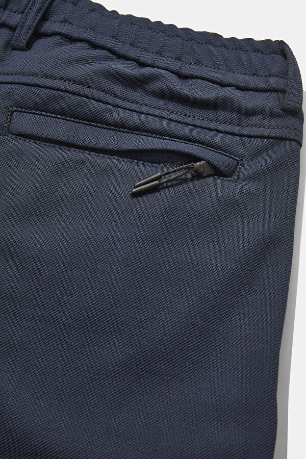 Navy Tapered Fit Men's Pants 4