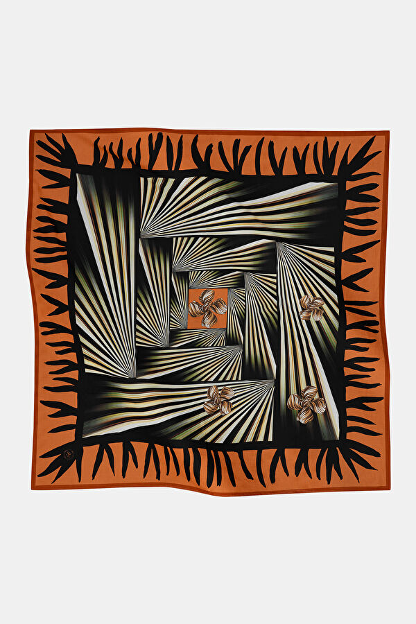 Black Patterned Pareo 4