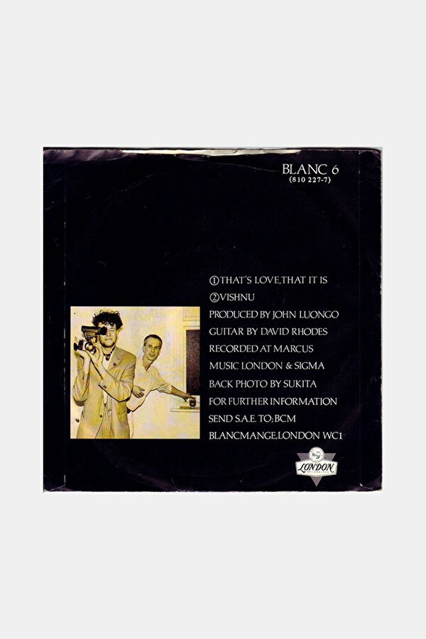 Blancmange That's Love That It Is 2