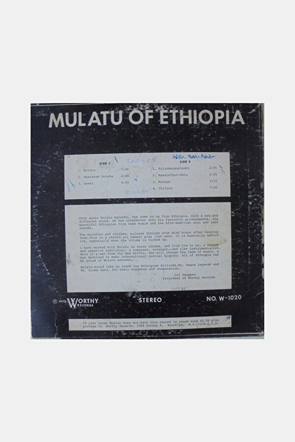 Mulatu Astatke Mulatu Of Ethiopia 2