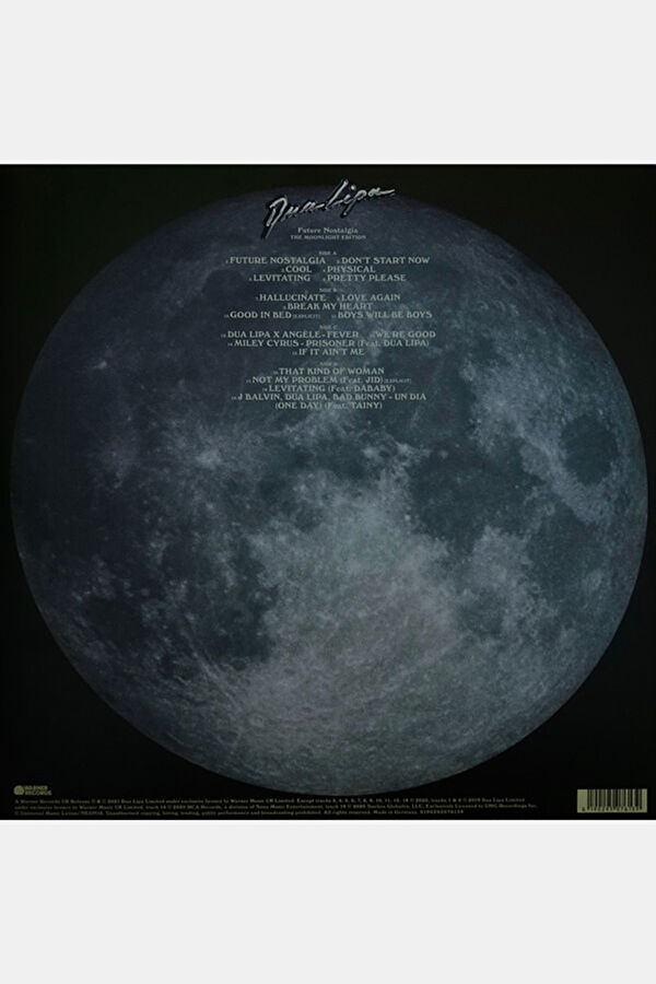 Analog K Dua Lipa Future Nostalgia (the Moonlight Edition)