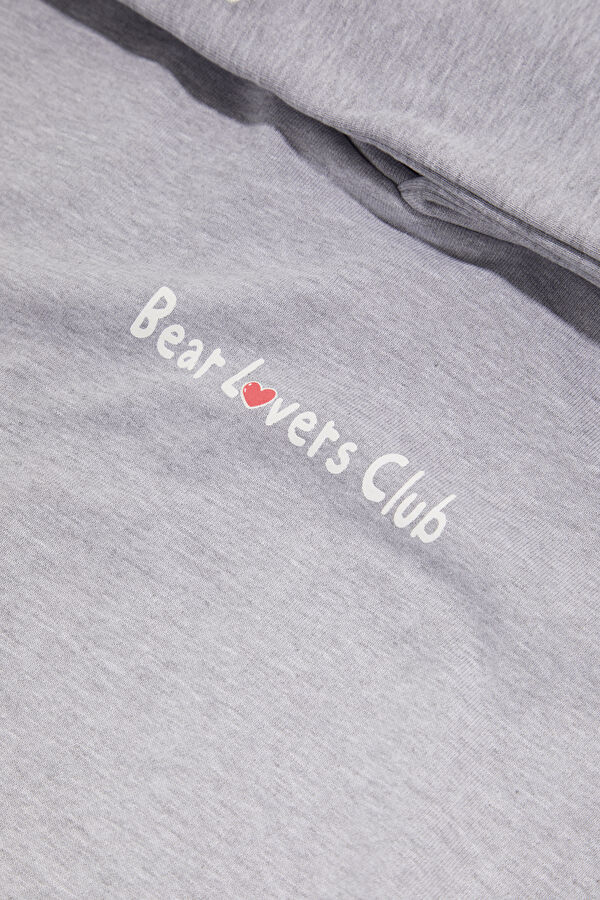 Turuncu Relax Kalıp Erkek Sweatshirt 3