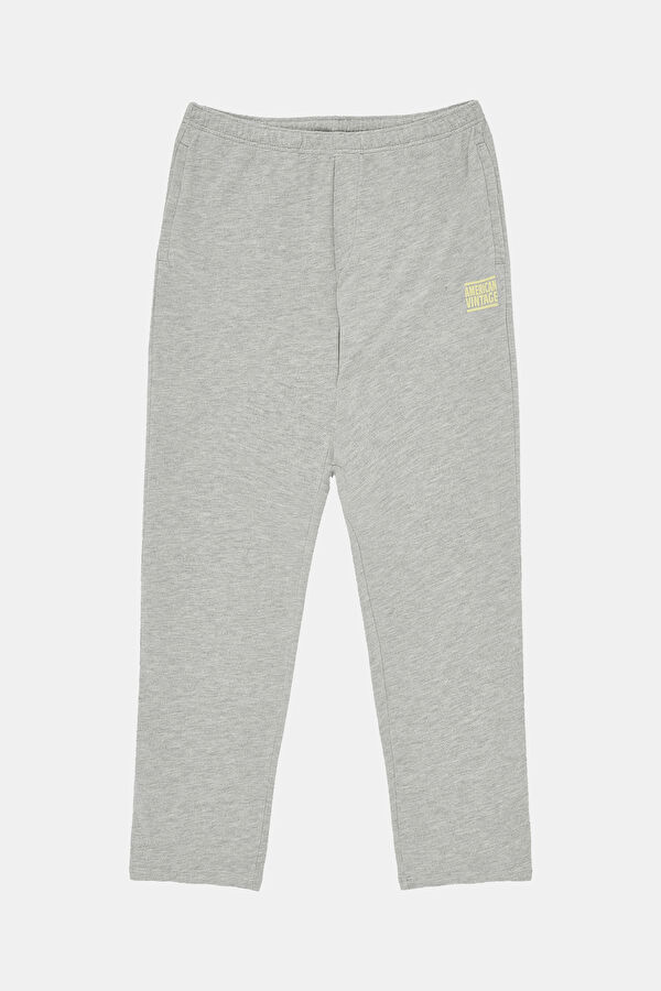 Grey Straight Leg Sport Men's Trousers