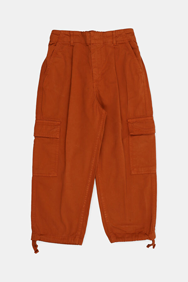 Standford Dark Orange Straight Leg Kids Pants