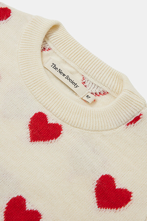 Fuji Cream Patterned Wool Sweater 3