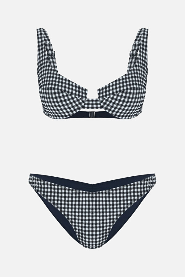 Siyah Desenli Bikini