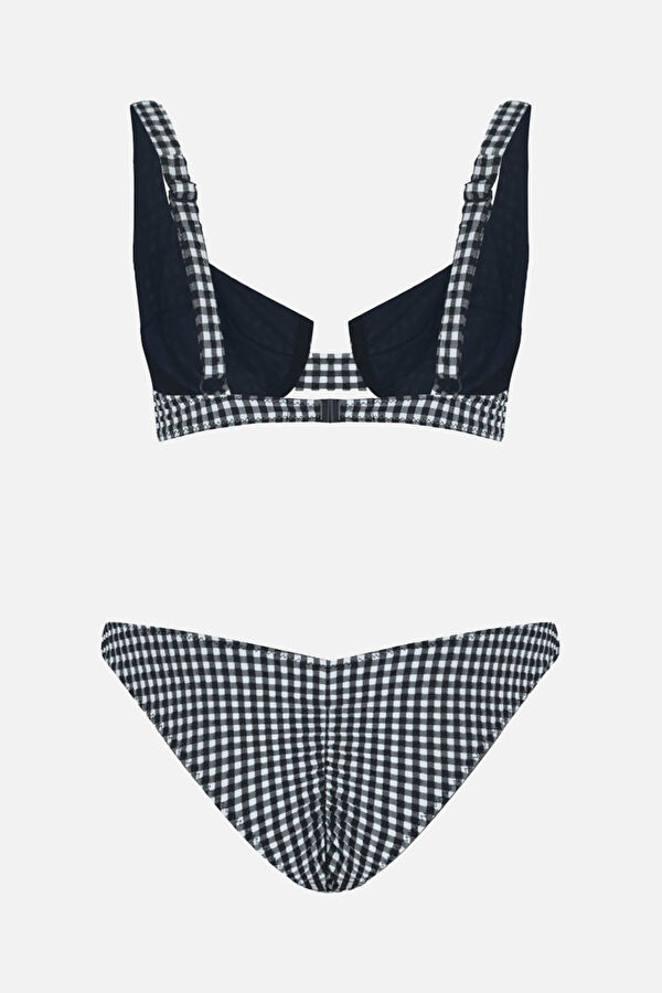 Siyah Desenli Bikini 2