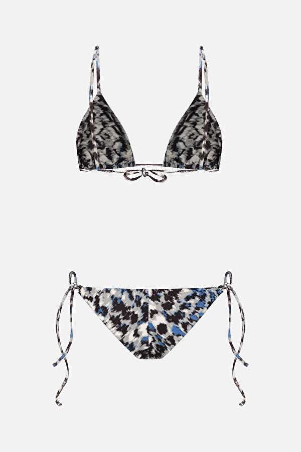 Antrasit Desenli Bikini 2
