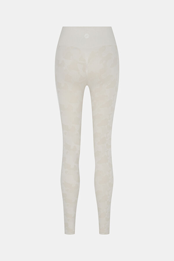 Women's Leggings in Camo Beige Pattern 2