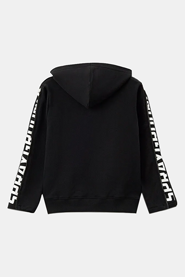 Black Hooded Sweatshirt 2