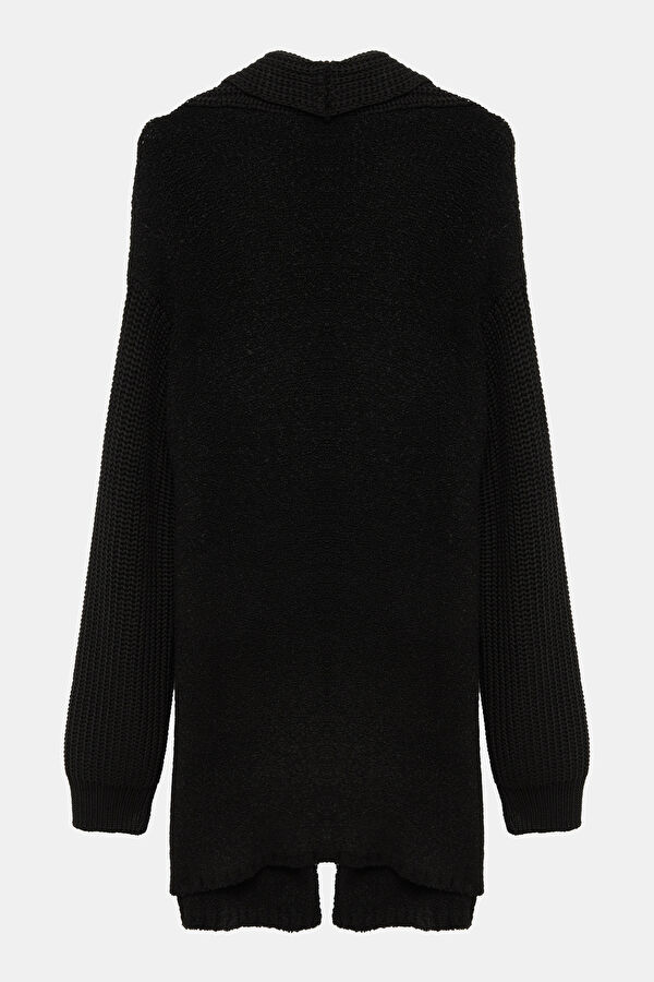 Black Knitted Men's Cardigan 2