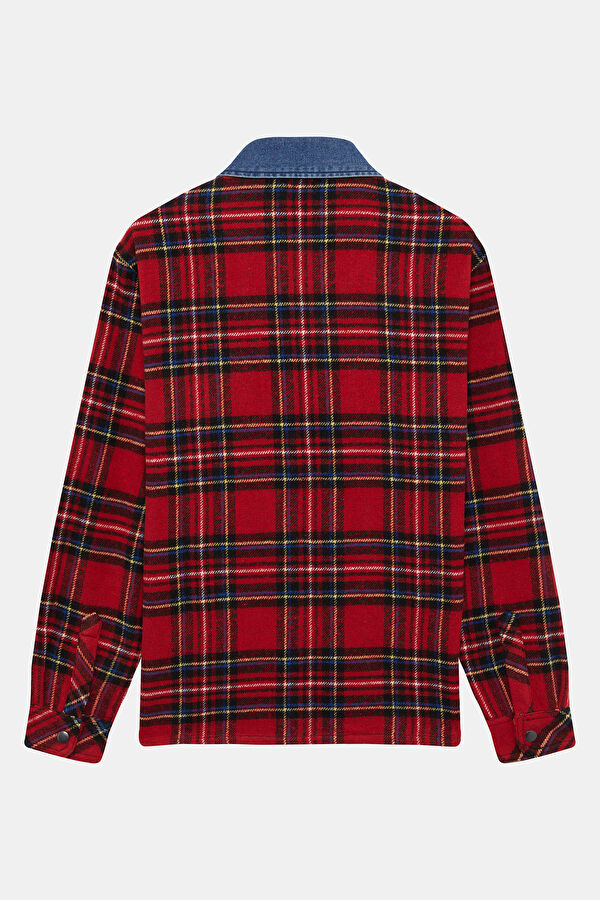 Relax Fit Red Regular Men's Shirt 2