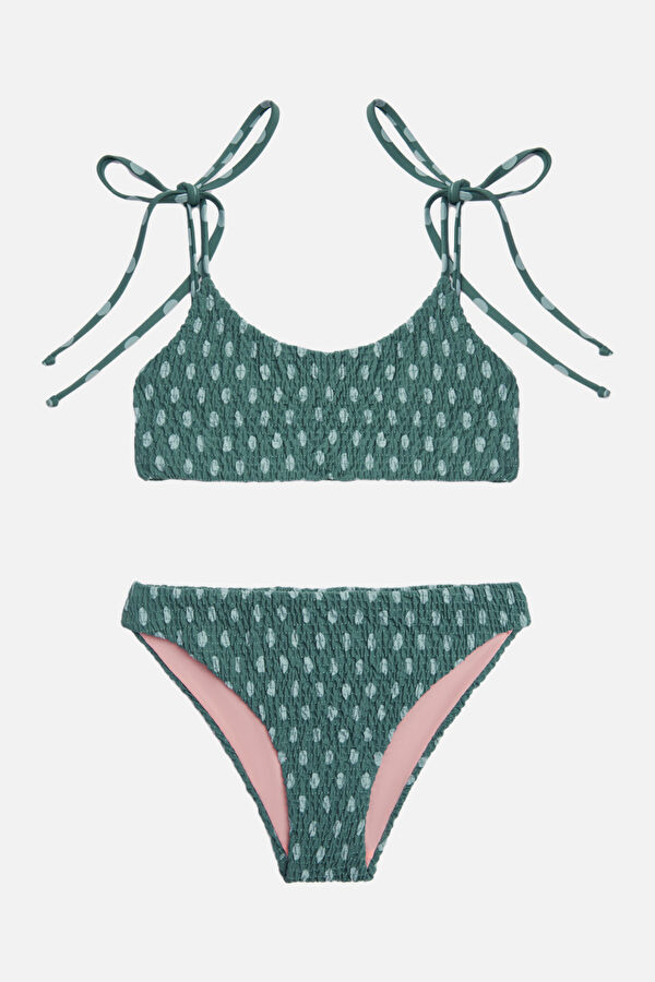 Yeşil Desenli Bikini