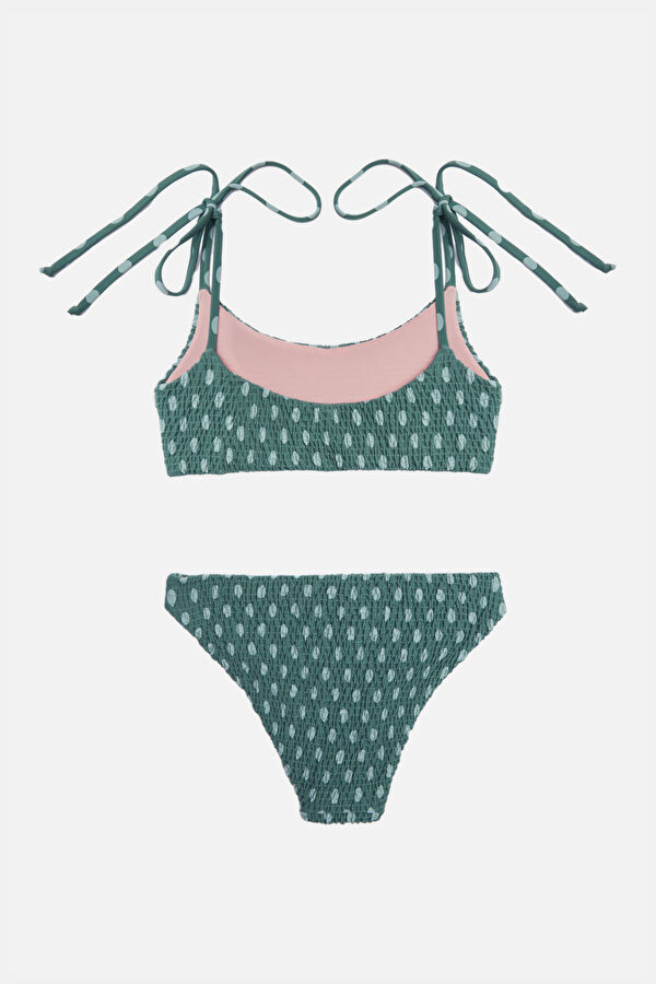 Yeşil Desenli Bikini 2