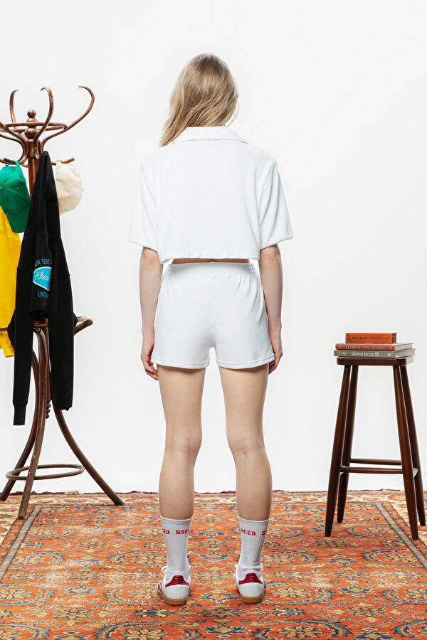 S Logo Crop Terry Bowling Women's Shirt 3