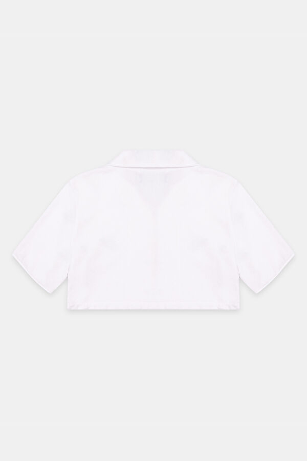 S Logo Crop Terry Bowling Women's Shirt 4