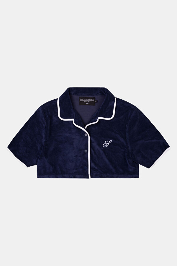 S Logo Crop Terry Bowling Women's Shirt