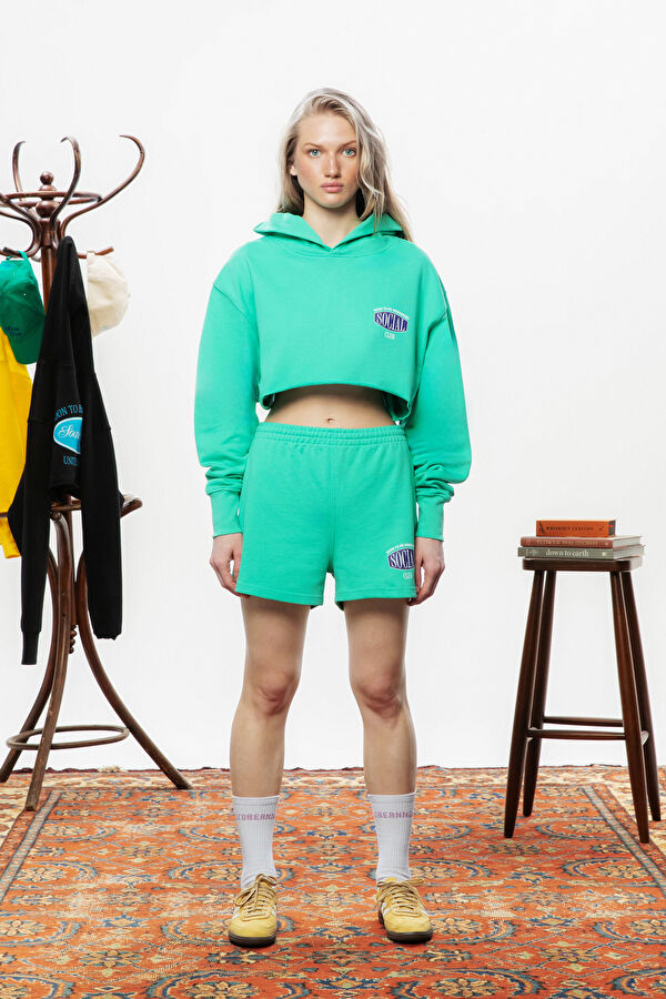 Community Crop Kadın Sweatshirt 2