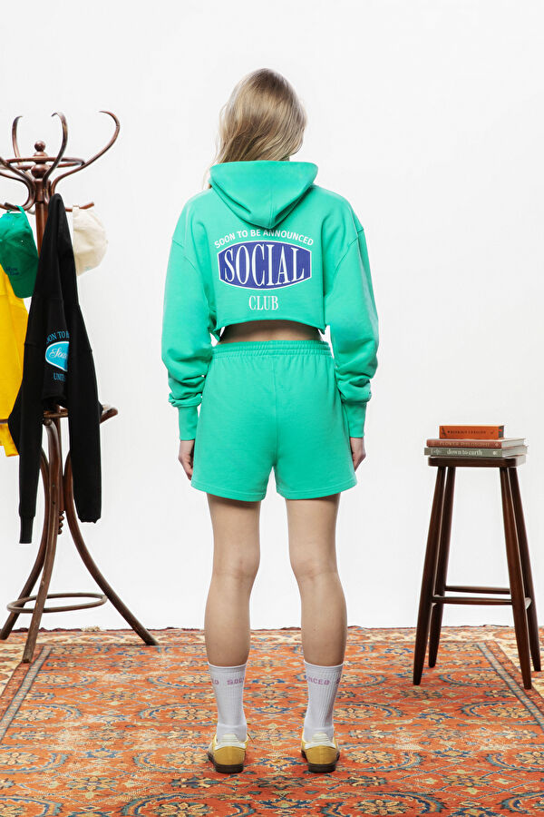 Community Crop Kadın Sweatshirt 3