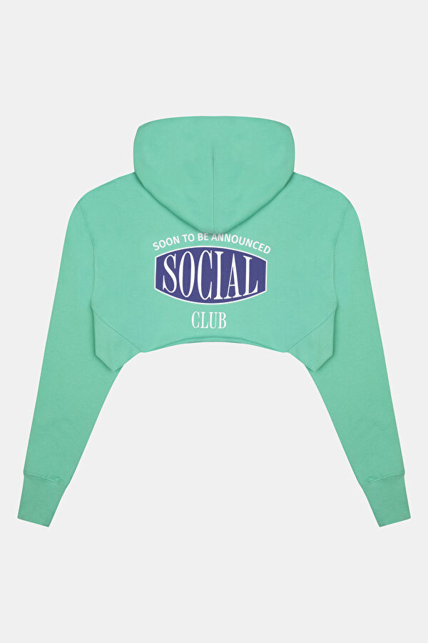 Community Crop Kadın Sweatshirt 4