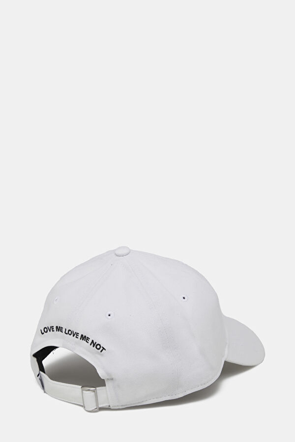White Printed Hat 2