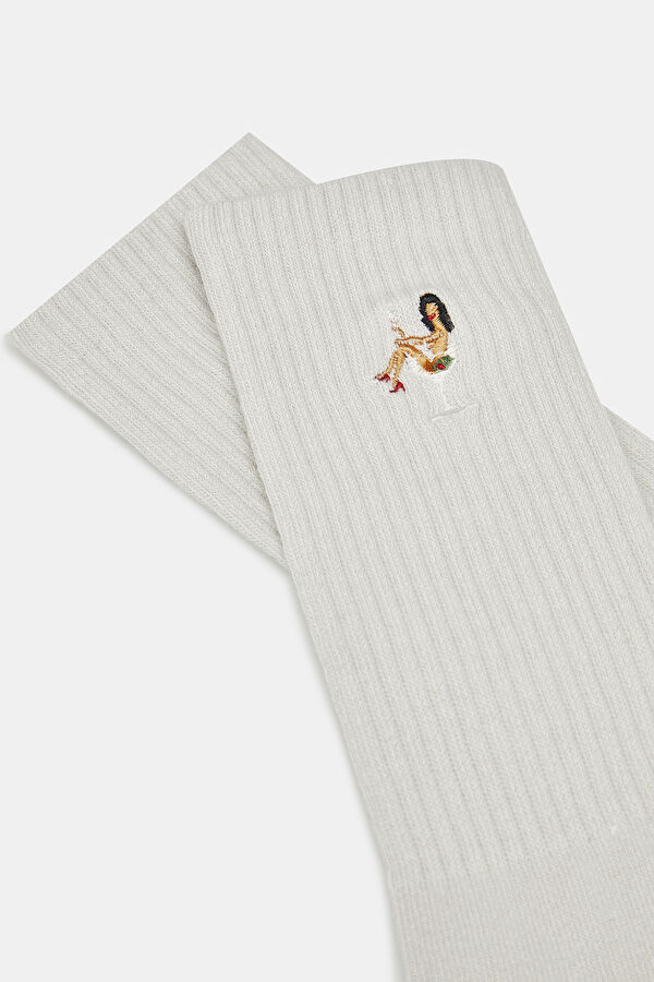 Light Grey Sock 3