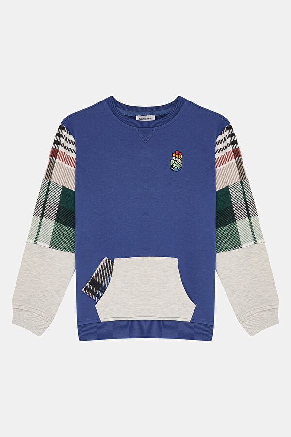 Multicolored Hooded Kids Sweatshirt