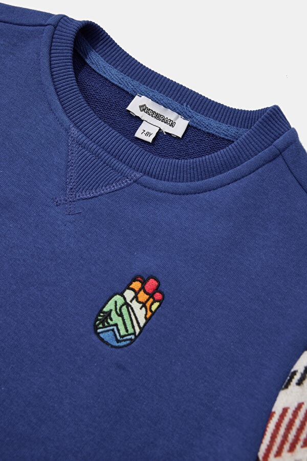 Multicolored Hooded Kids Sweatshirt 3