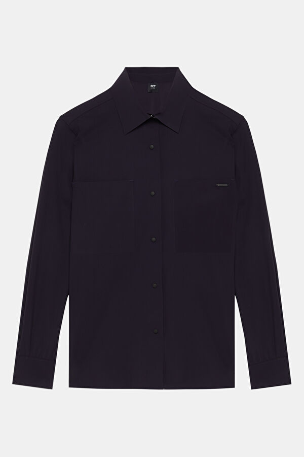 Navy Blue Women's Shirt