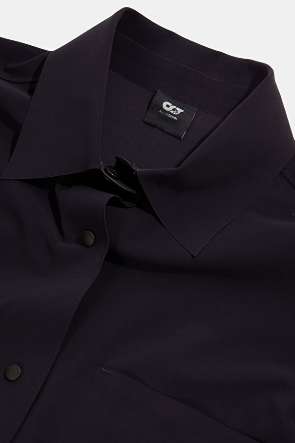 Navy Blue Women's Shirt 3