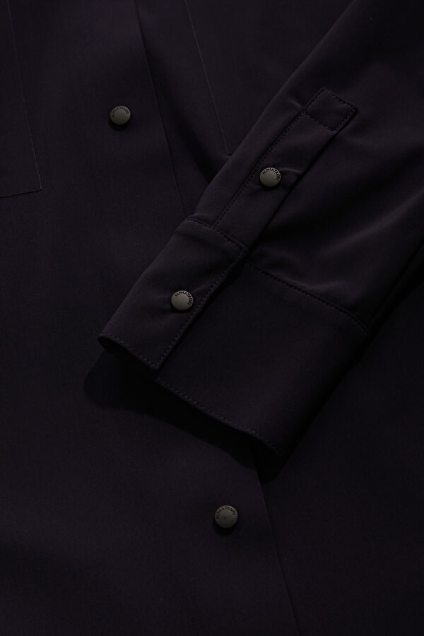 Navy Blue Women's Shirt 4