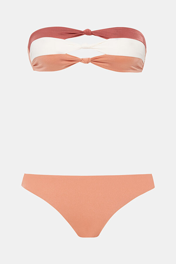 Bowline Salmon Pattern Bikini