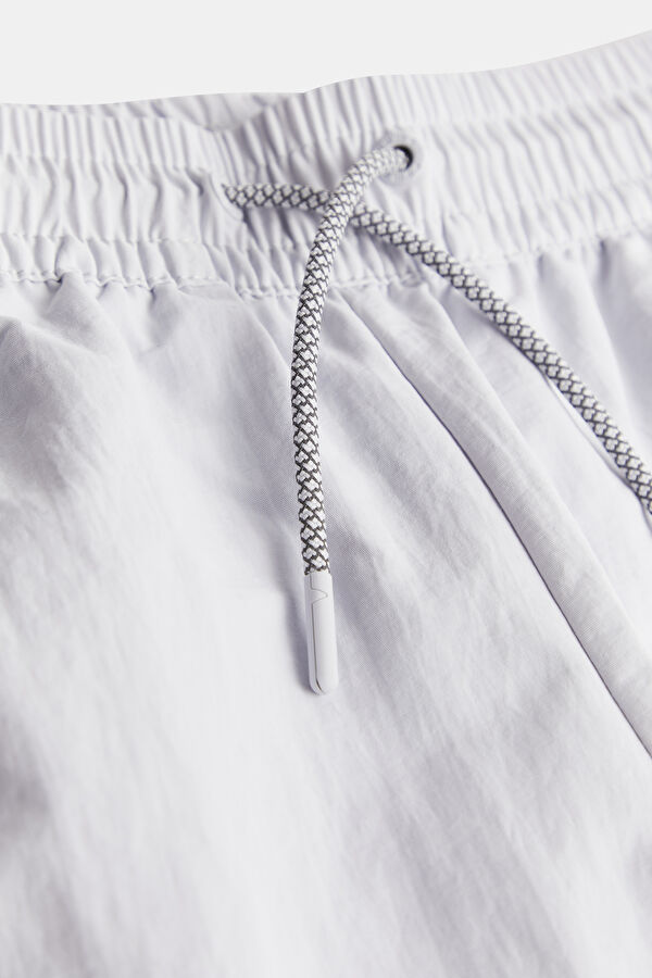 Silver Patterned Kids' Shorts 3
