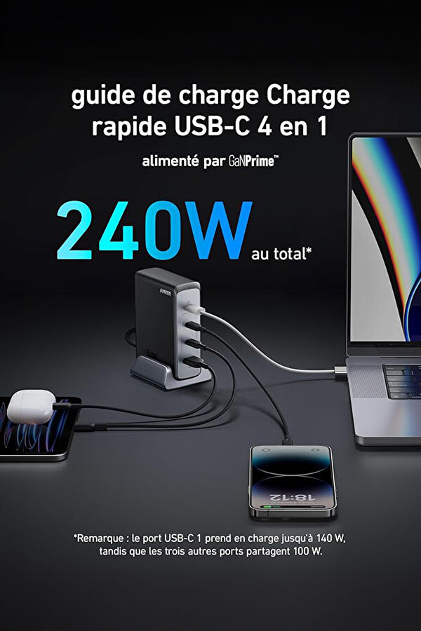 Anker Prime 749 Masaüstü Şarj Cihazı 2