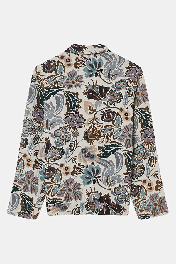 Multicolored Button Men's Jacket 4