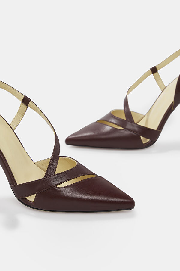 Maroon Leather Shoe 5
