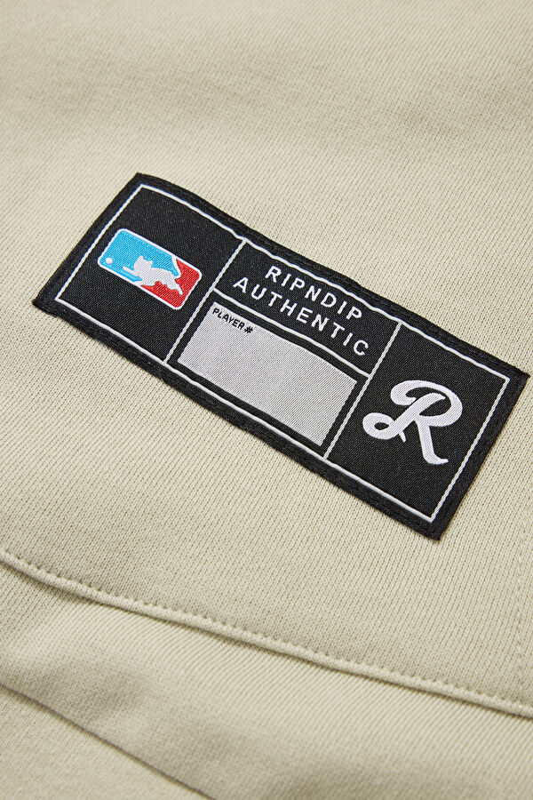 Krem Relax Kalıp Kapüşonlu Erkek Sweatshirt 4