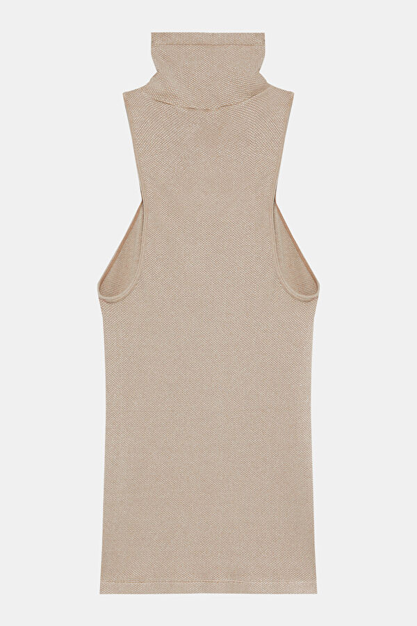 Beige Sleeveless Women's Blouse 2