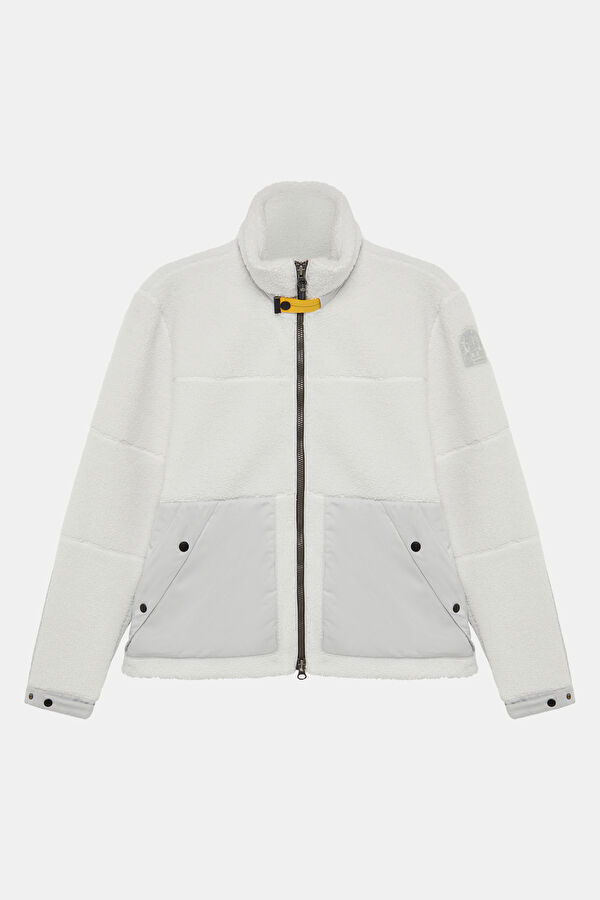 White Men's Zippered Jacket