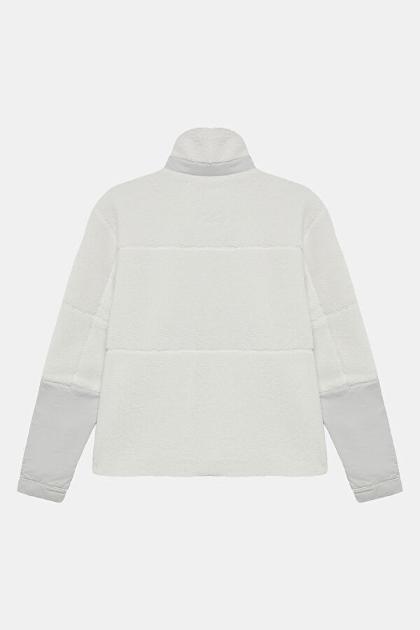 White Men's Zippered Jacket 2