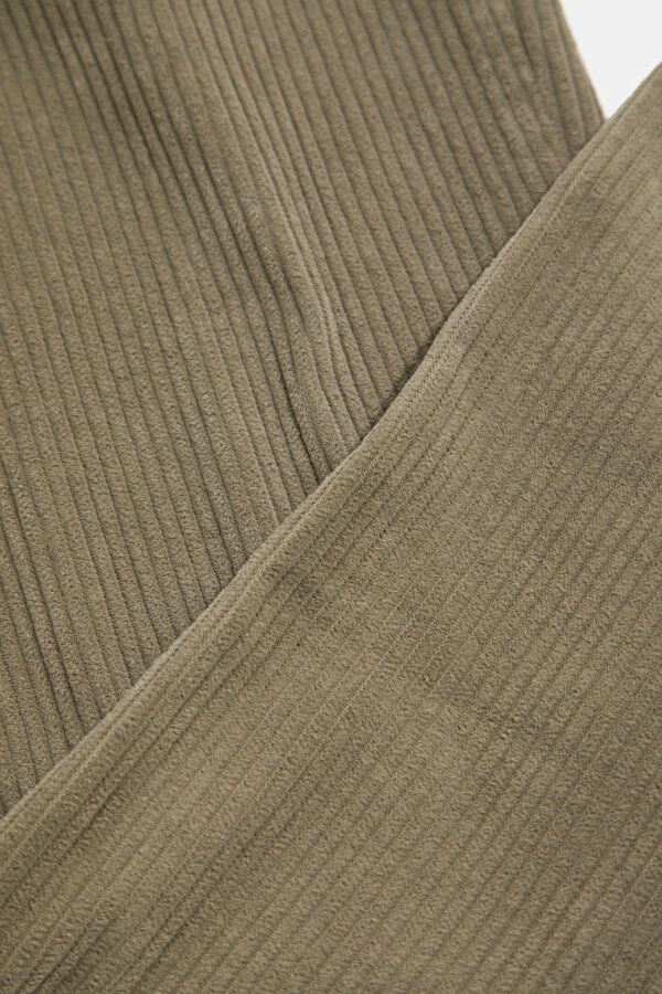 Relax Fit Khaki Straight Men's Pants 4