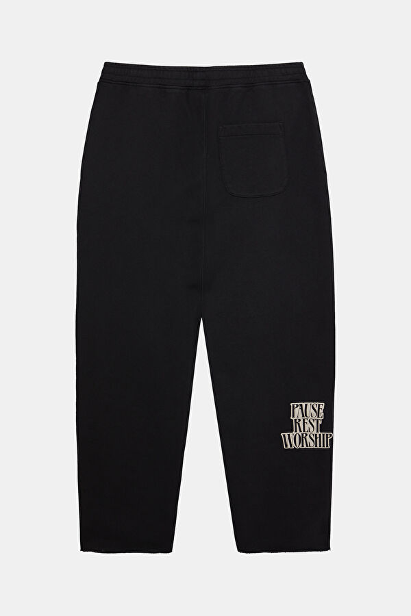 Relax Fit Anthracite Wide Leg Sport Men's Trousers 2